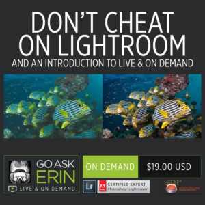Don't Cheat on Lightroom