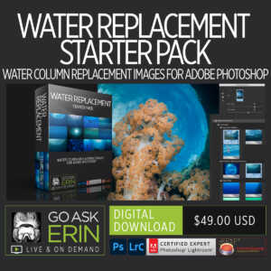 Water Replacement Starter Pack - Water Column Replacement Images for Photoshop